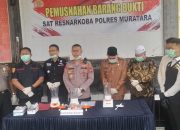 Polres Musi Rawas Utara Musnahkan Barang Bukti 1.043 Gram Sabu