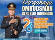 Ombudsman RI Rayakan HUT ke-26, Polda Banten Apresiasi Peran Pengawas Publik