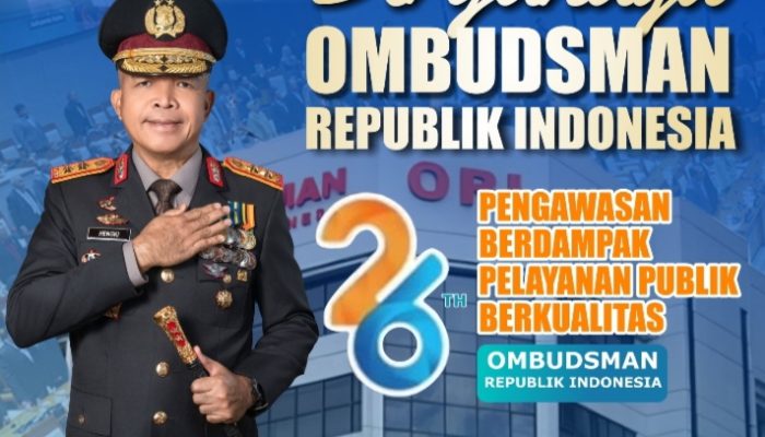 Ombudsman RI Rayakan HUT ke-26, Polda Banten Apresiasi Peran Pengawas Publik