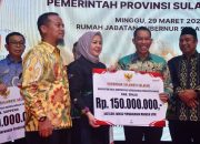 Diterima oleh Wakil Bupati, Pemkab Sinjai Raih Penghargaan IPM dan TPAK