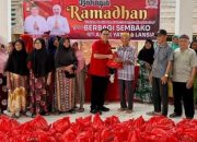Ketua DPRD Muratara Salurkan 1.000 Paket Sembako Bagi Anak Yatim dan Lansia