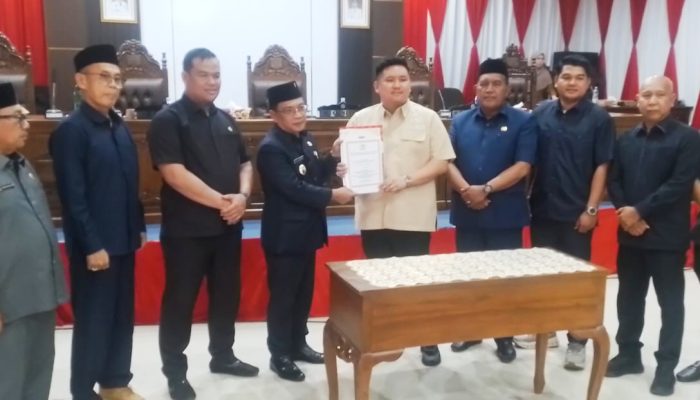 DPRD Muratara Gelar Rapat Paripurna, Tetapkan Rekomendasi LKPJ Tahun 2025
