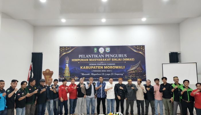 Pelantikan HIMAS Morowali Dihadiri Ketua DPRD Sinjai Andi Jusman