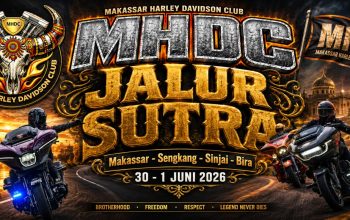 Puluhan Rider MHDC Akan Warnai Jalanan Sinjai dalam Touring Jalur Sutra 2026