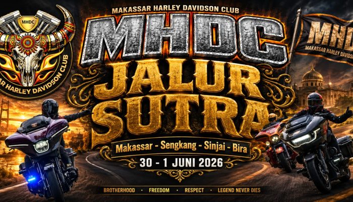 Puluhan Rider MHDC Akan Warnai Jalanan Sinjai dalam Touring Jalur Sutra 2026