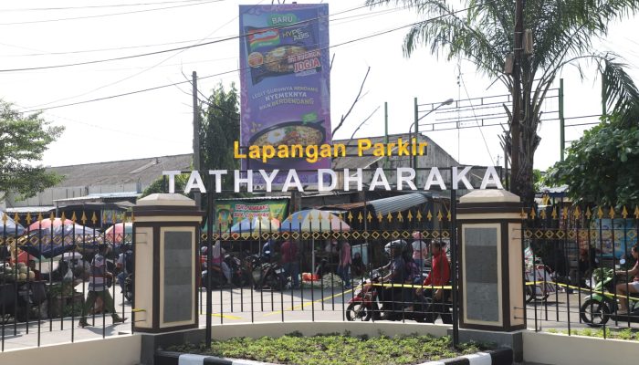 Revitalisasi Area Pintu II Polresta Kediri, Hadirkan Parkir Baru dan Wajah Lebih Asri