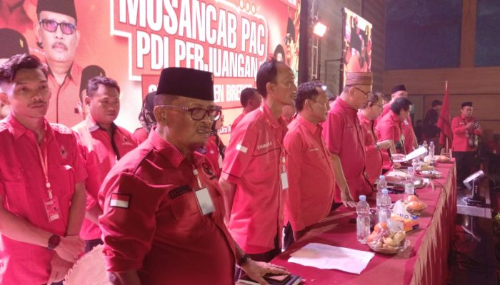Konsolidasi PDI Perjuangan Brebes: 1.076 Kader Dilantik demi Pemenangan Pemilu 2029