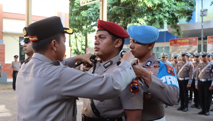 Kapolres Kudus Pimpin Sertijab Kasat Reskrim