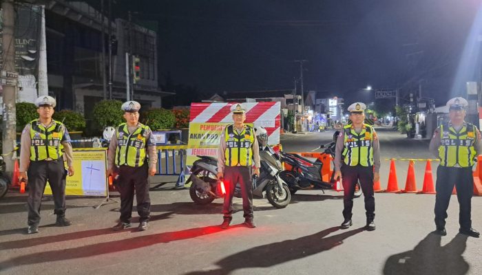 Antisipasi Balap Liar, Satlantas polres Kediri Kota Gelar Pengaturan Lalu Lintas dan Patroli Kamtibmas